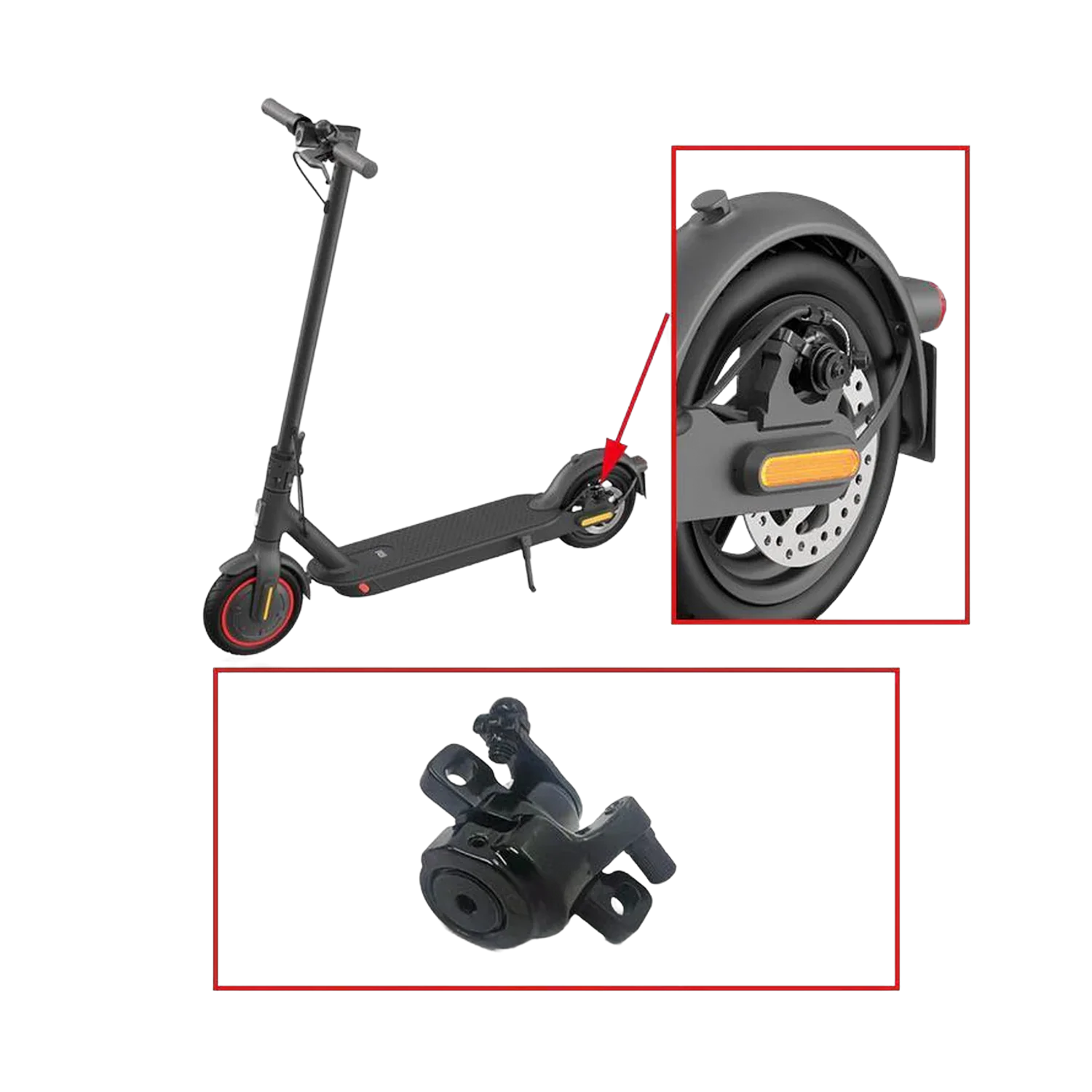 Disc Brake Base-Mi Electric Scooter Pro - Image 2