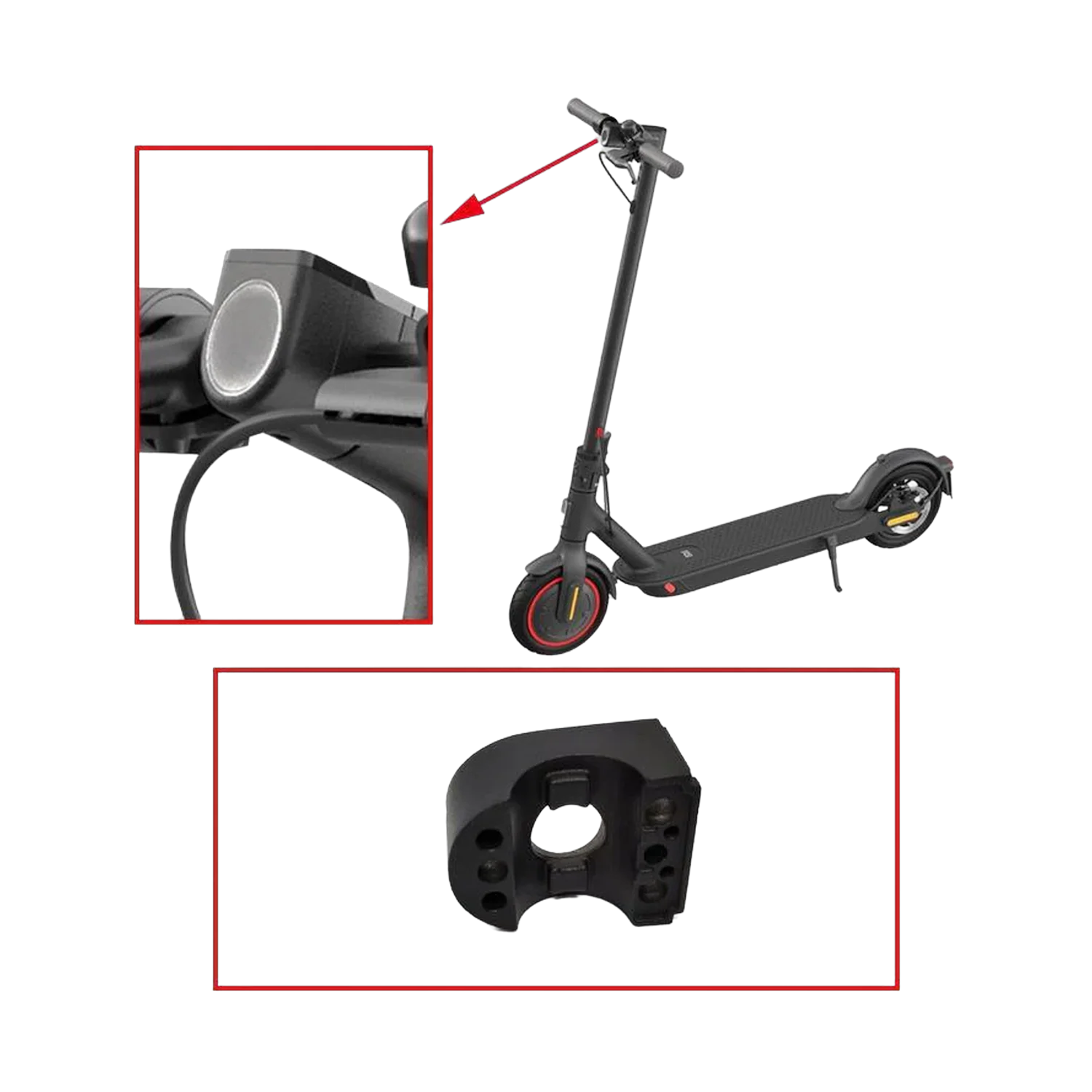 Head Light Base-Mi Electric Scooter