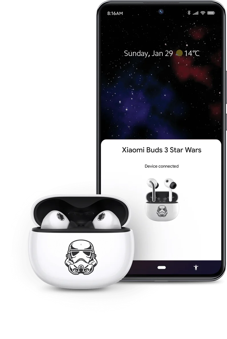 Rajoitettu painos: Xiaomi Buds - Star Wars Edition Stormtrooper -painos - Image 3