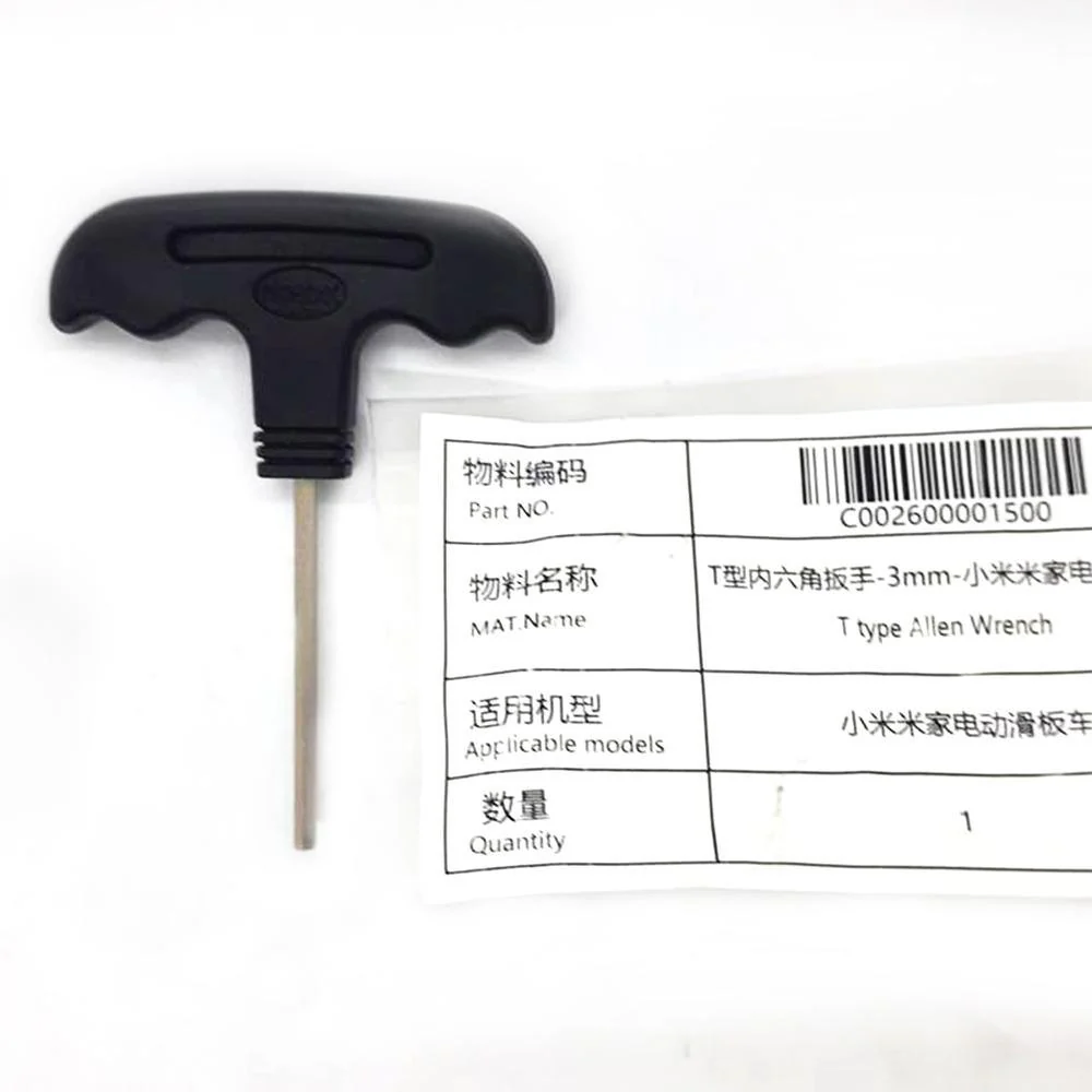 T-muotoinen kuusiokoloavain-3Mm-Xiaomi Mijia sähköinen skootteri - Image 2