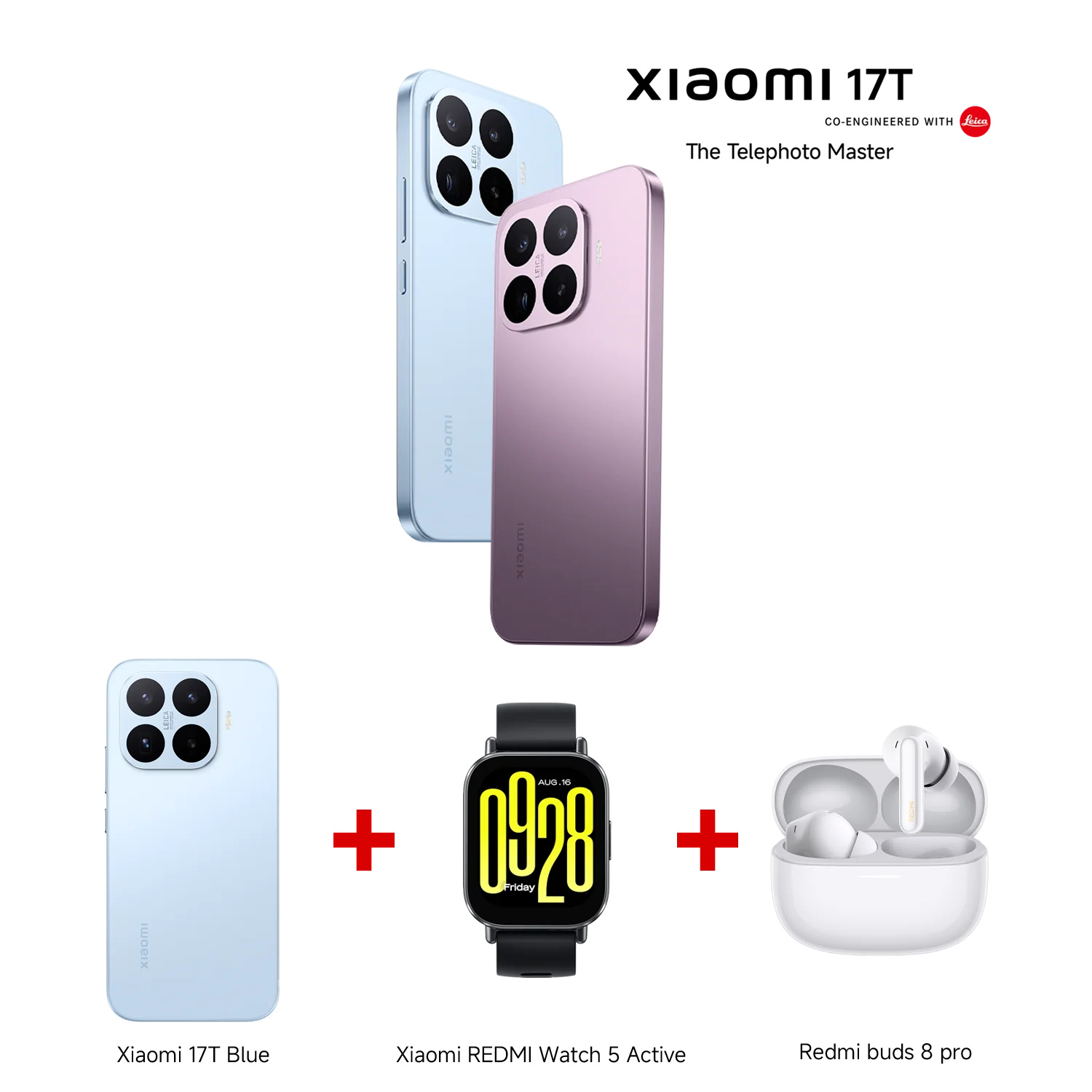 Xiaomi 17T Bundle with REDMI Watch 5 Active + REDMI Buds 8 Pro - Image 3
