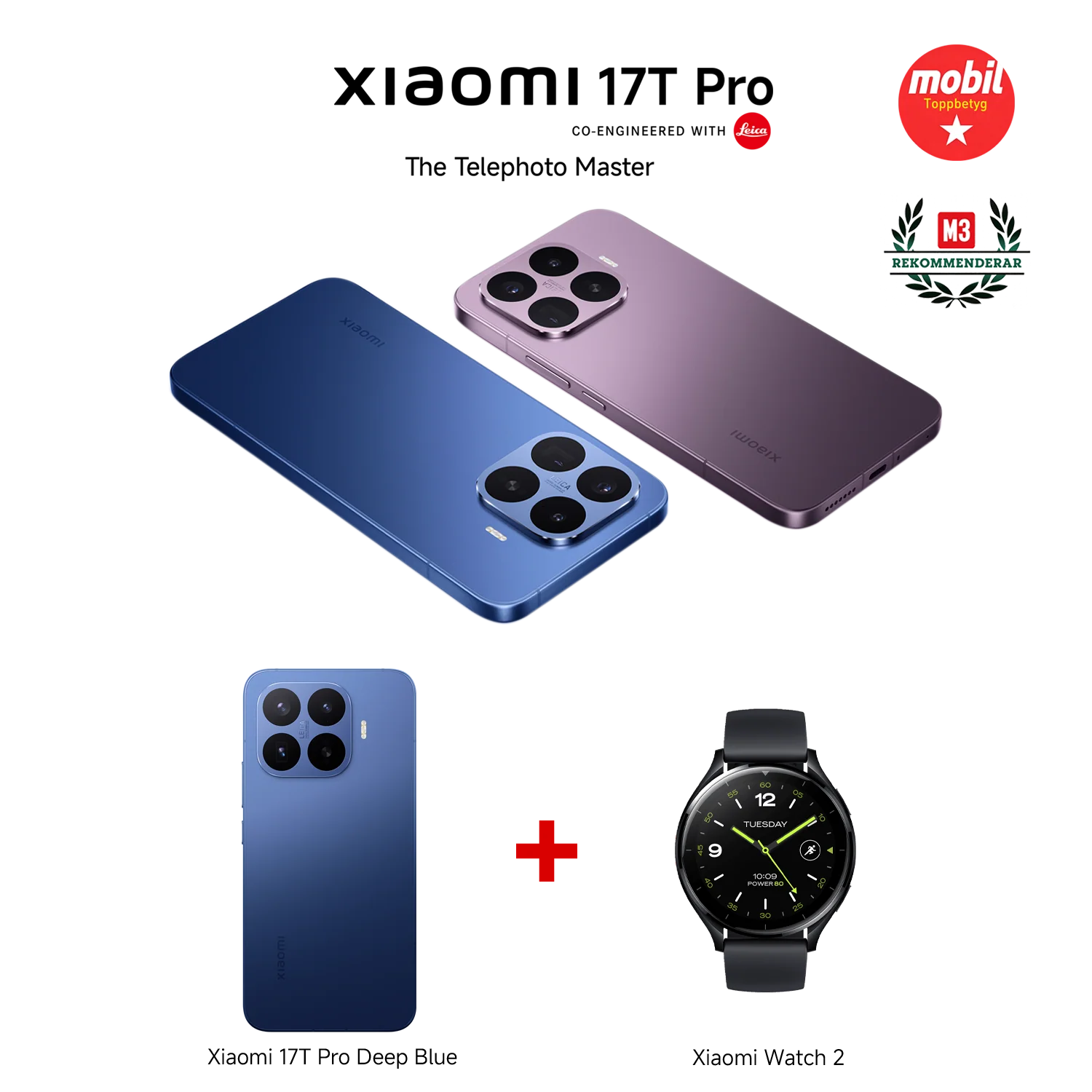 Xiaomi 17T Pro 12GB RAM 512GB ROM + Xiaomi Watch 2 Black - Image 3