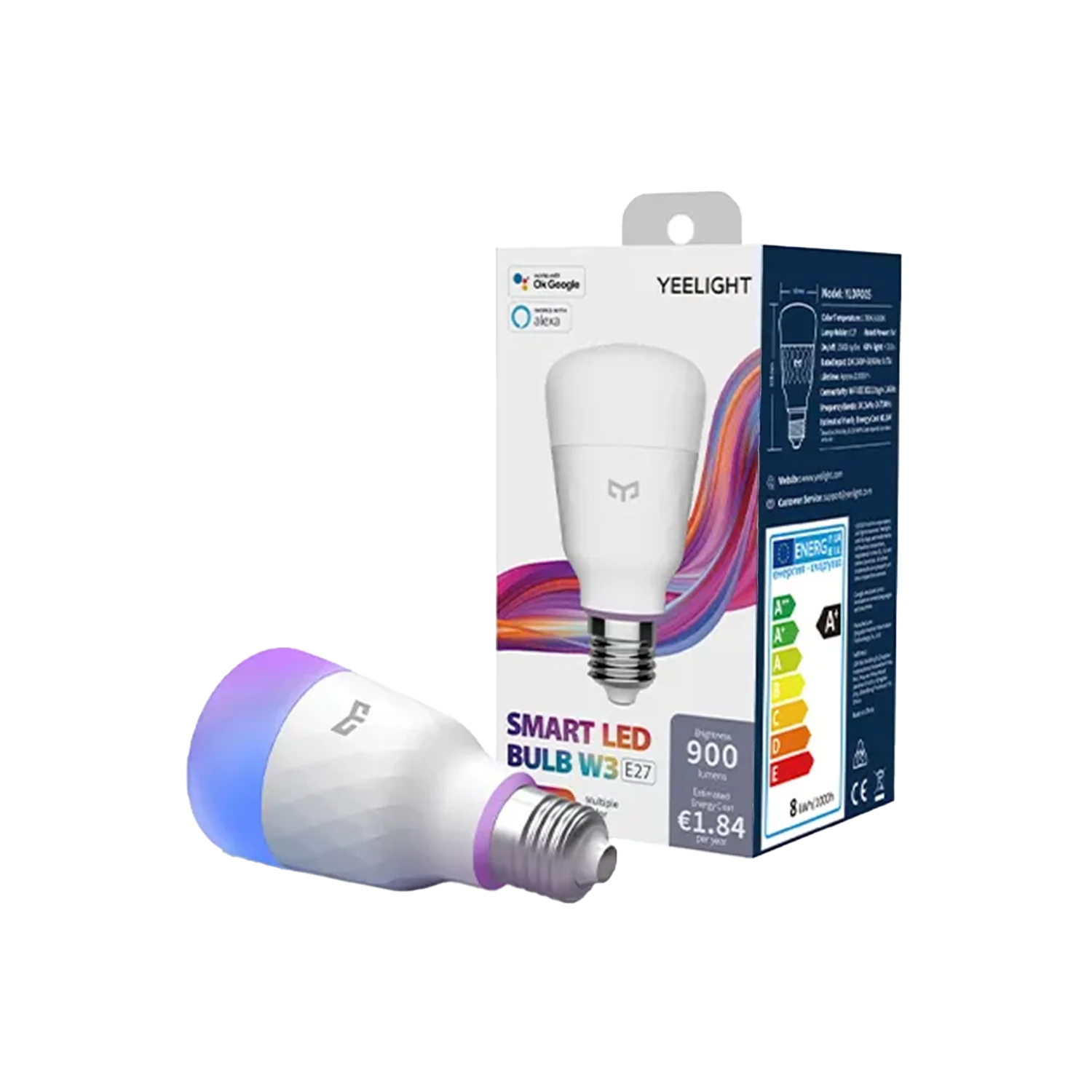 Yeelight Smart LED-lamppu W3 (E27 / Monivärinen) - Image 2