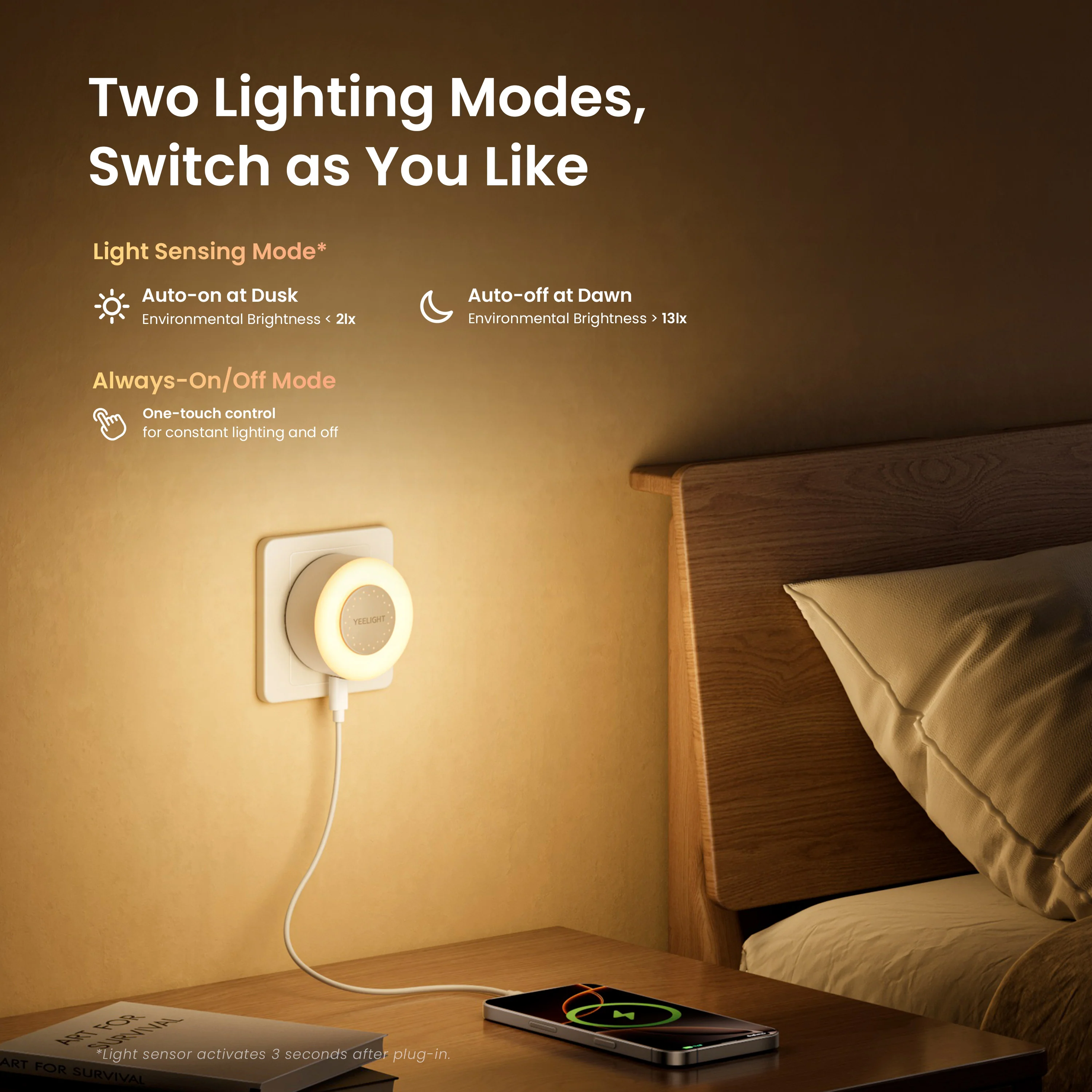 Yeelight USB-C Charger With Nightlight Function - Jelly 4 Plus - Image 4
